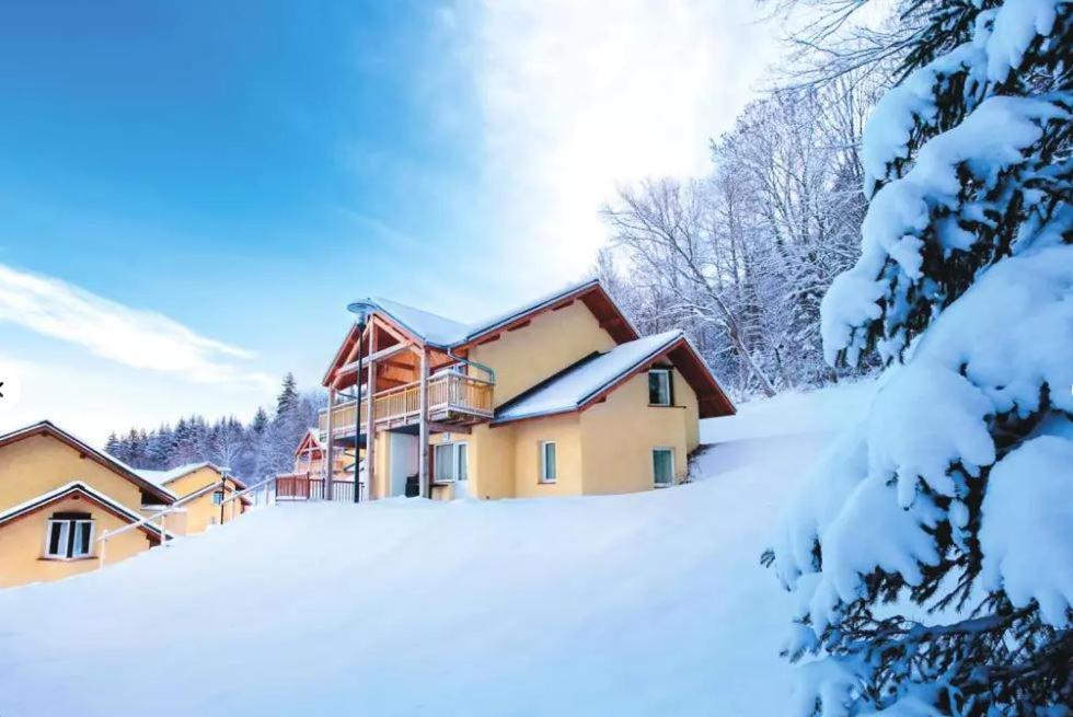 Duplex-Chalet Entre Lac Et Montagne Avec Balcon Люгран Екстериор снимка